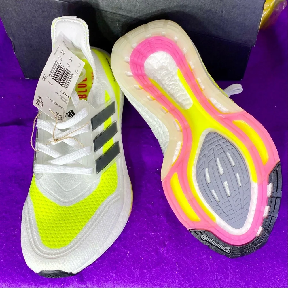 New adidas Ultraboost 21 Running Shoe FY0377 Men’s Size: 5 Women’s 6.5 - Picture 4 of 13